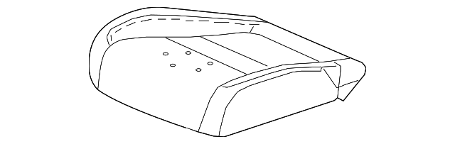 Front Honda Genuine 81131-SR0-A02ZA Seat Cushion Trim Cover Palm Blue Front Honda Genuine 81131-SR0-A02ZA Seat Cushion Trim Cover Palm Blue