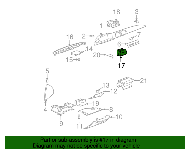 Air Deflector GM (15889354)