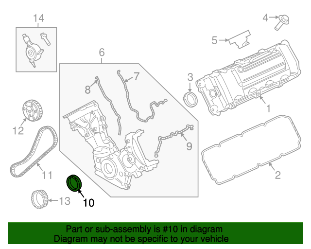 LC3Z 6335 B 2020 2022 Ford Rear Main Seal Retainer Fairway Ford Parts lc3z-6335-b-2020-2022-ford-rear-main-seal-retainer-fairway-ford-parts