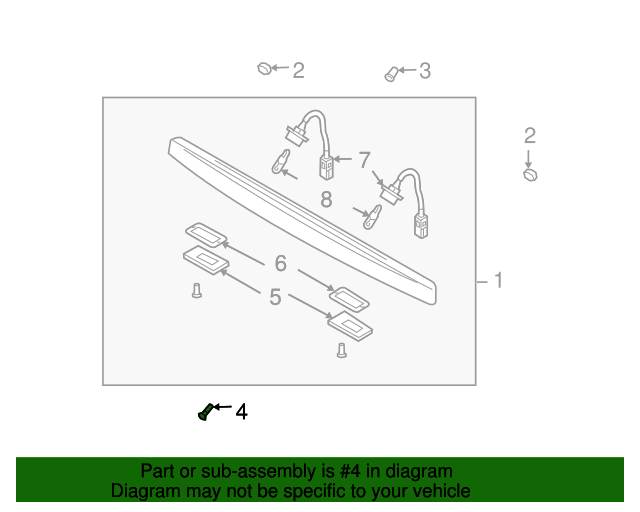 1249306206B License Lamp Screw 20032005 Kia Rio Kia.Parts Store