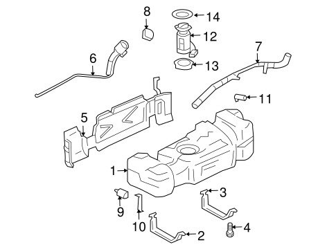 Fuel System Components for 2005 Isuzu Ascender | World OEM Parts Subaru | 2005 Isuzu Ascender Fuel Filter | | World Suzuki Subaru Parts - World OEM Parts