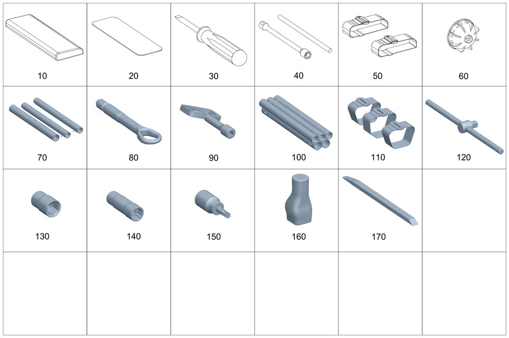 Pin Wrench Socket lower ball joint Mercedes Benz