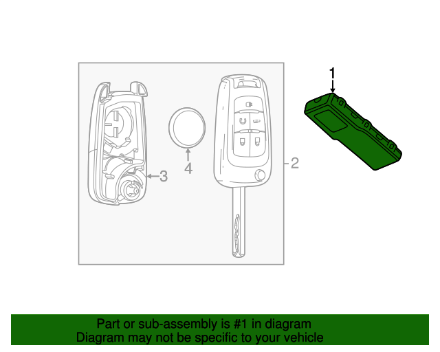 20122019 GM Remote Control Door Lock Receiver 13500145 Auto Parts