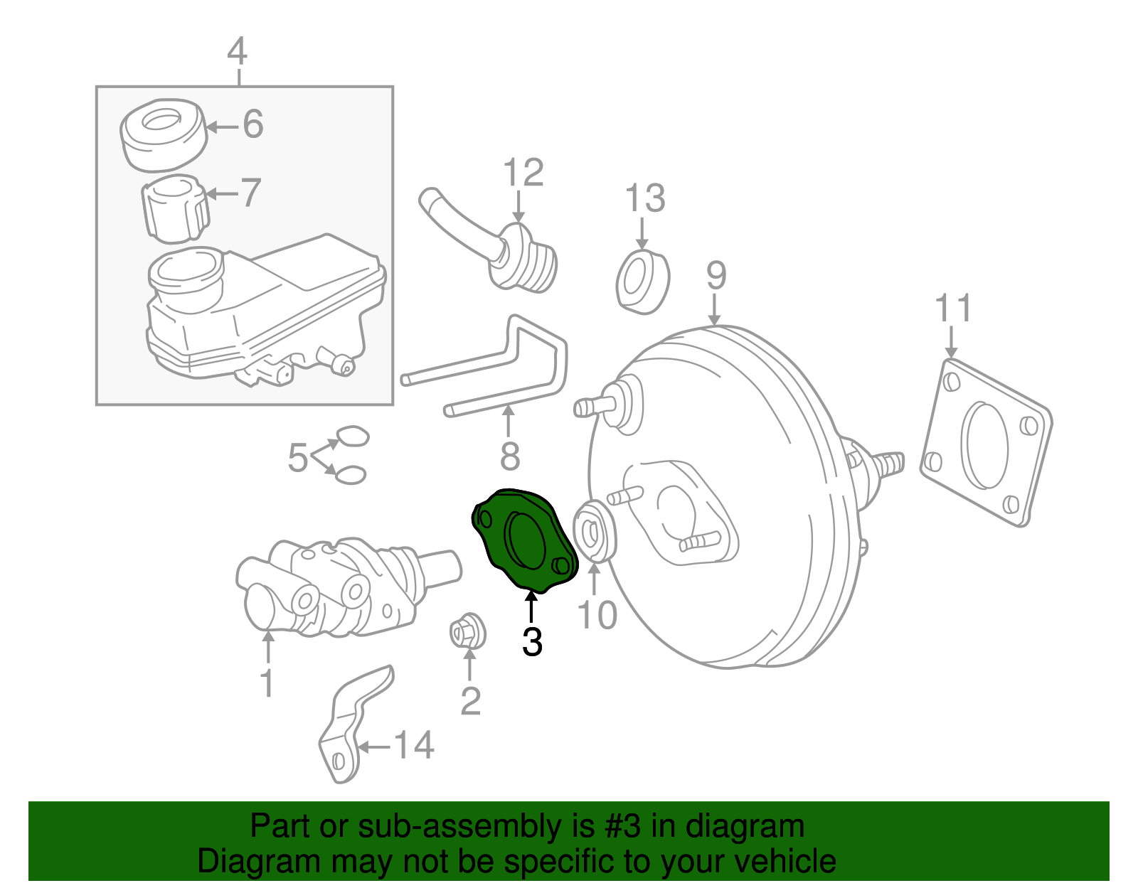 Master Cylinder Gasket - Scion (47275-52010)