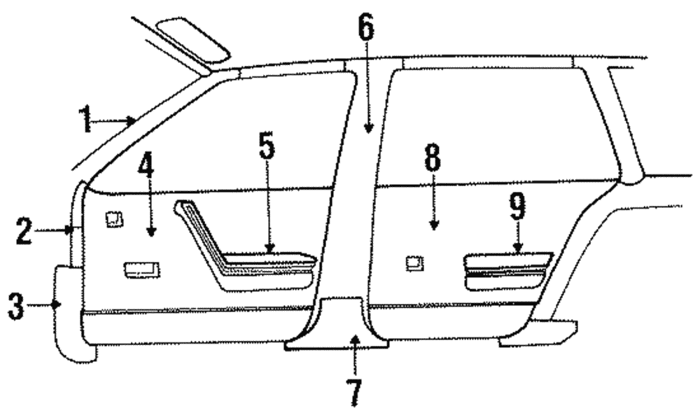 Panel-Fin Shrd Side-Left Side               *Sapphire - GM (20652437)