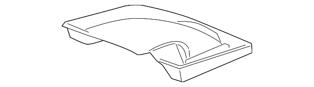 Passenger Side Rear Seat Cushion Trim Panel - GM (88938523)