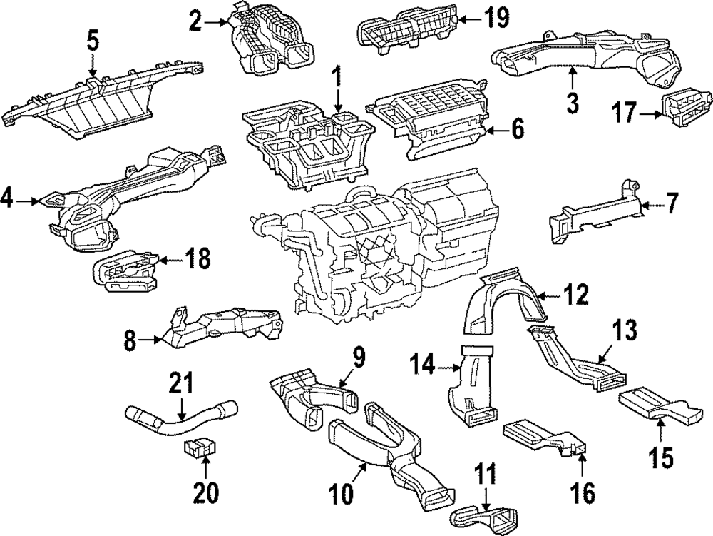 Outer Duct - Toyota (55084-0A050)