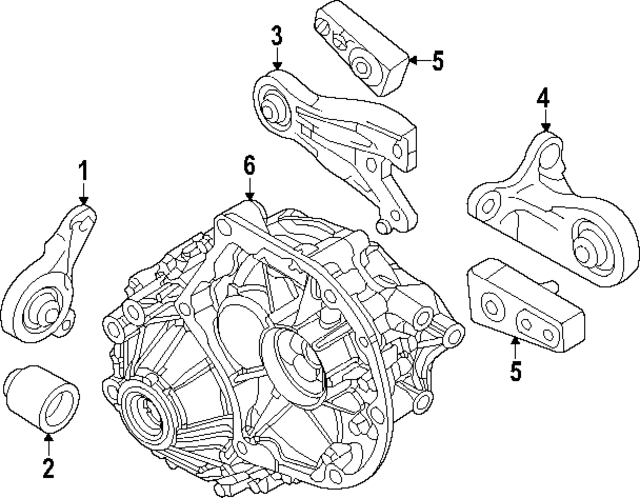 2500A511 - Trans-Axle 2018-2022 Mitsubishi Outlander PHEV  