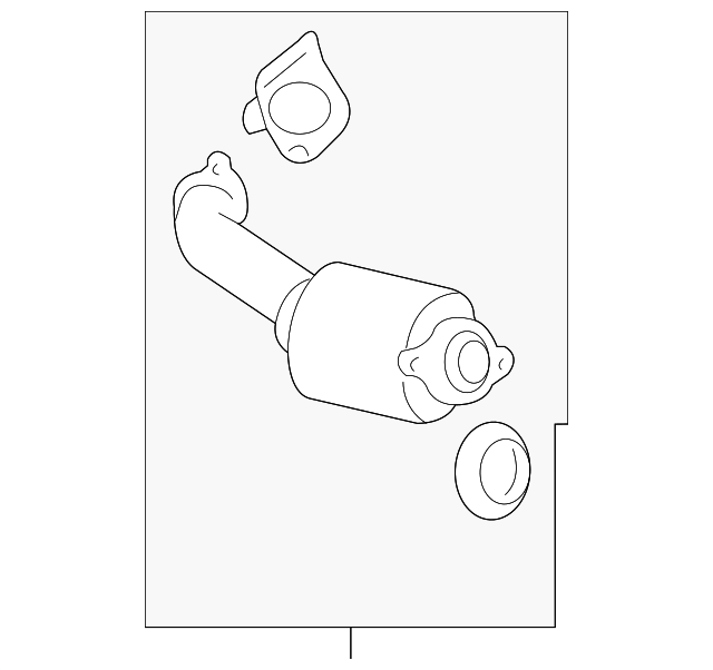 GM Part Driver Side 3Way Catalytic Converter with Studs and Seals