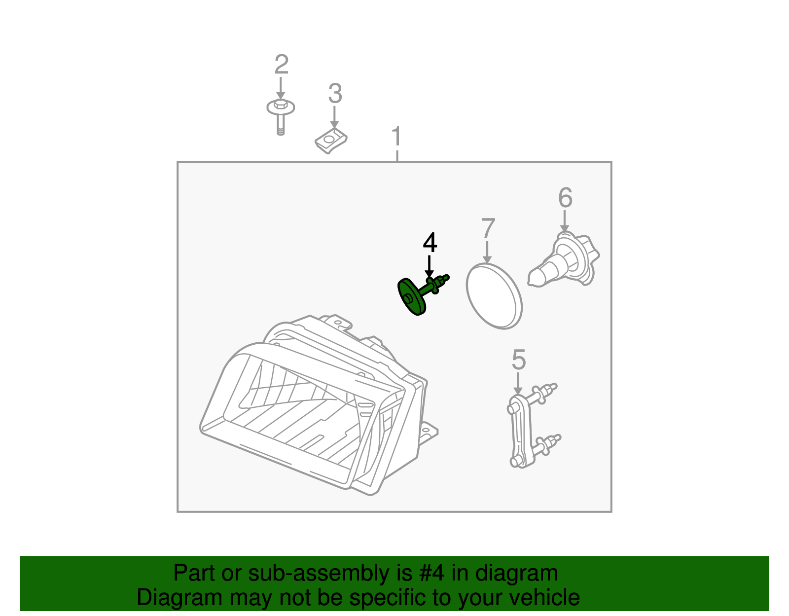 Adjust Screw - Ford (YW7Z-13032-AA)