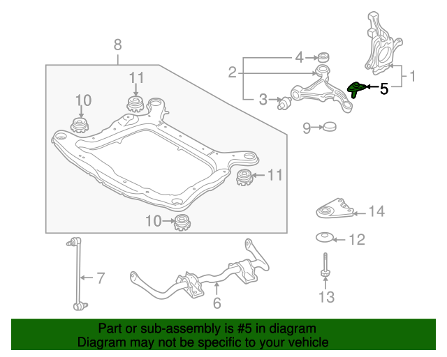 2003-2014 Volvo Ball Joint 31201485 | TascaParts.com