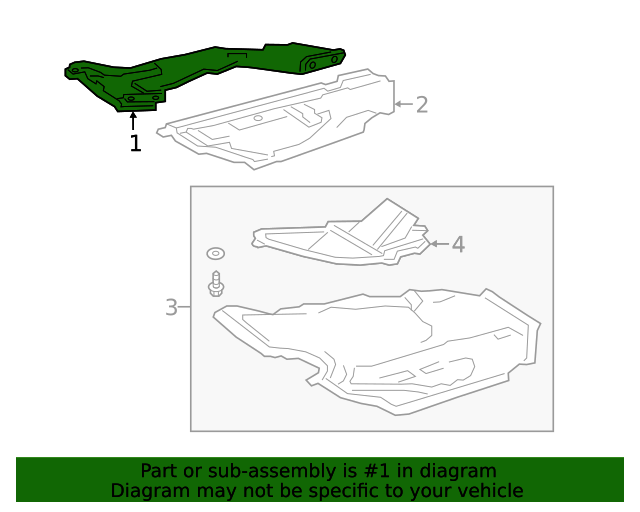 51443-06020 - Under Cover 2018-2024 Toyota | Ourisman Toyota Parts