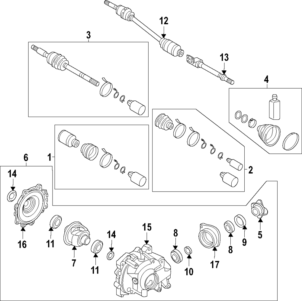 2022-2025 Genesis GV70 Differential Case 47420-47651 | OEM Parts Online