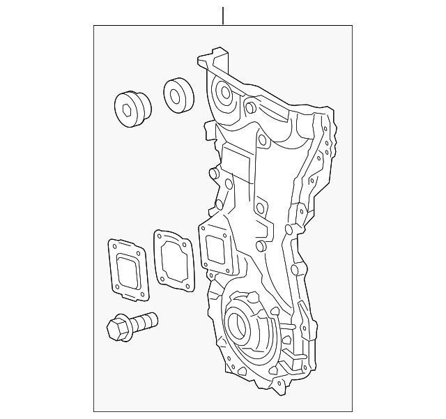 20102011 Toyota Camry Timing Cover 113100V010 American Toyota Parts