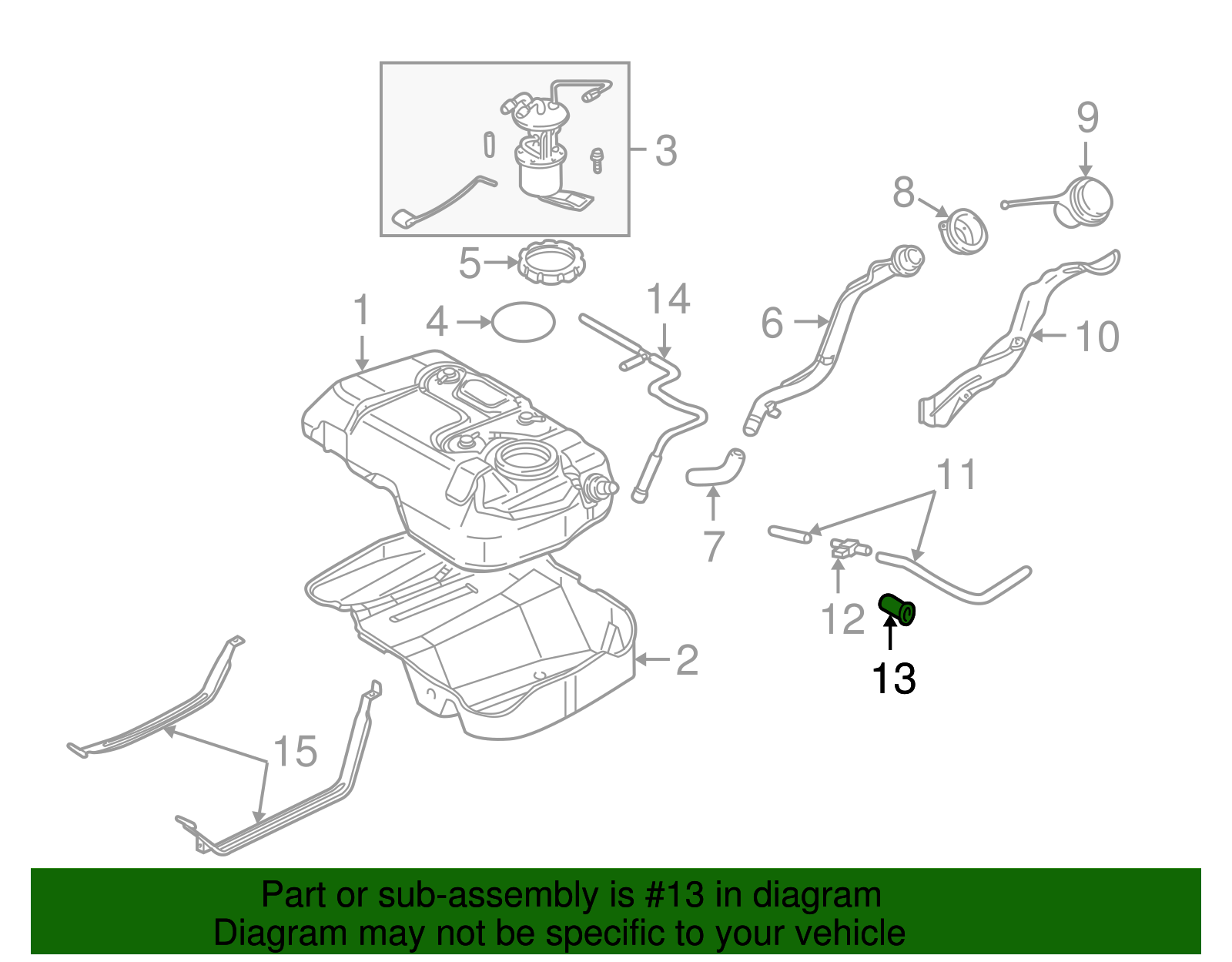 Filler Pipe Protector - Ford (YL8Z-9A117-AA)
