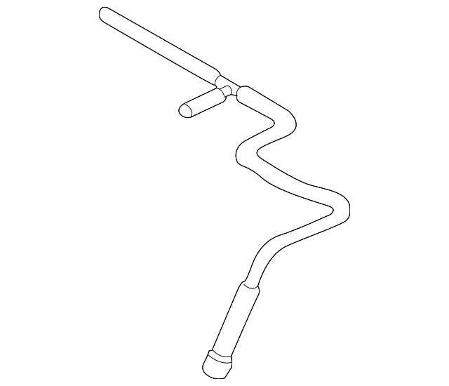 Vapor Hose - Ford (YL8Z-9K318-DA)