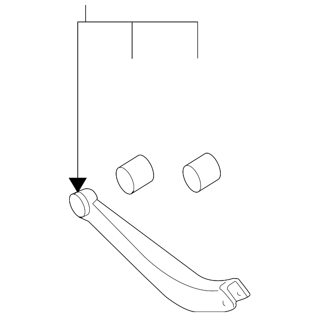 20062014 Subaru Lower Control Arm 20250XA05A Subaru Parts Plus