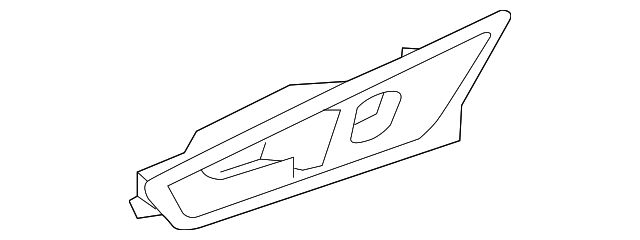Handle, Inside - Ford (HA1Z-5822601-CB)