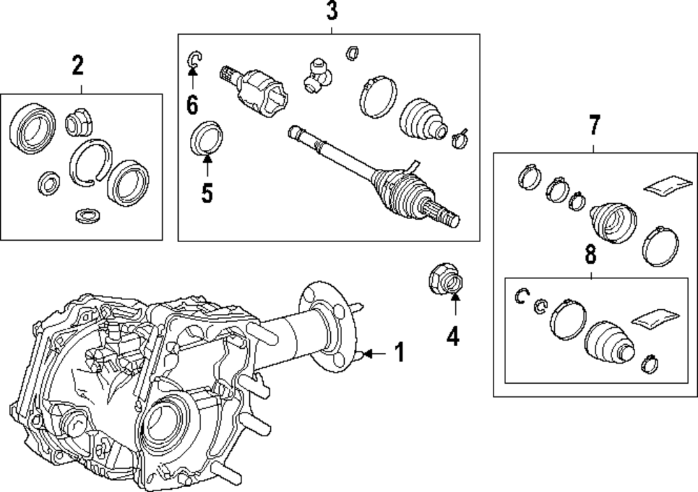 Differential Repair Kit - Toyota (04362-42020)