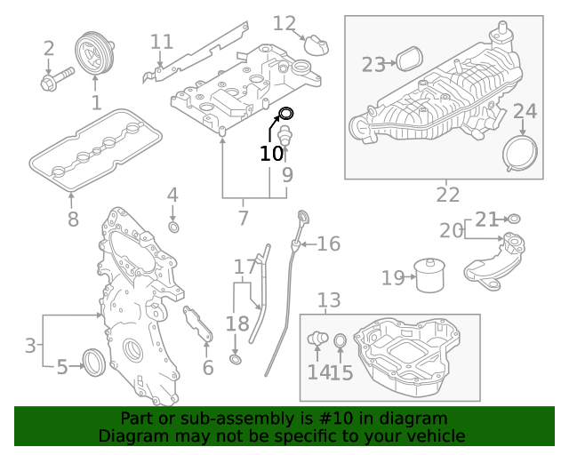 118126N200 (118126n200) 20192020 Infiniti QX50 PCV Valve Seal