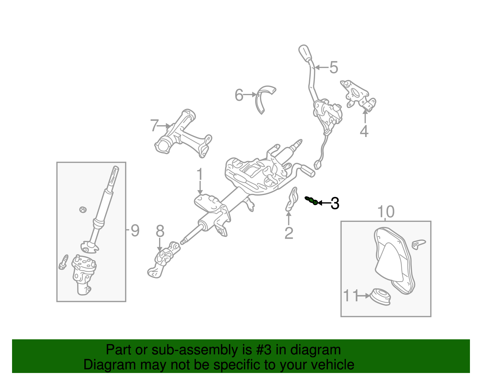 Steering Column Lock Bolt - Scion (45897-12020)
