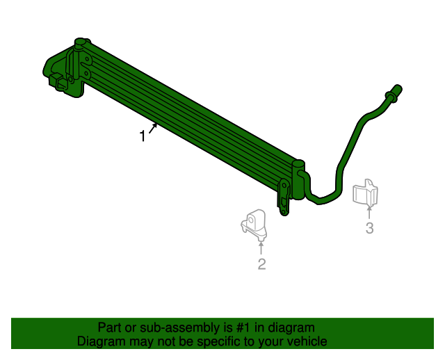 17217534910 20062010 BMW Power Steering Cooler (17217534910) BMW of South Atlanta Parts