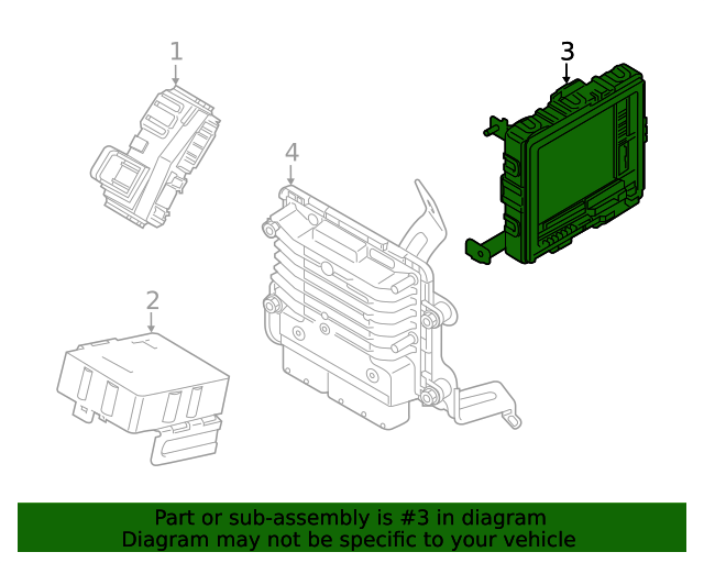 954A0K0QB0 Body Control Module 2021 Kia Soul Kia.Parts Store