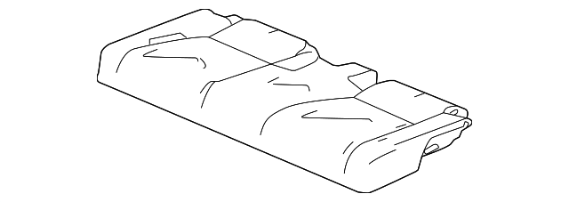 Honda Genuine 82131-SNF-A01ZB Seat Cushion Trim Cover Rear
