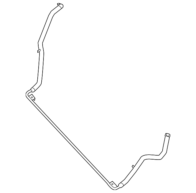 Genuine Chrysler 52088166AD Power Steering Return Hose Genuine Chrysler 52088166AD Power Steering Return Hose