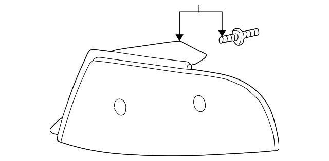 Tail Lamp Assembly - Ford (YF4Z-13404-BA)
