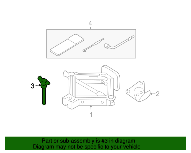 091484D000 Floor Jack Bolt 20062014 Kia Sedona Kia.Parts Store