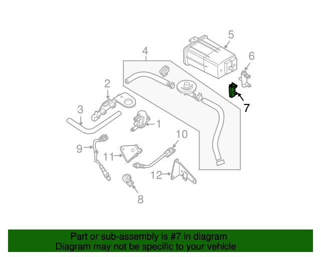20032020 Nissan OEM NEW 200419 Nissan 350Z 370Z Evap Control System