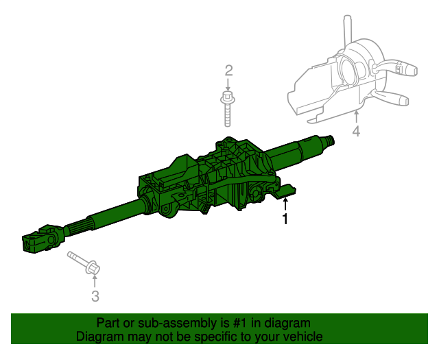 2464608801 Steering Column 20142020 MercedesBenz MercedesBenz