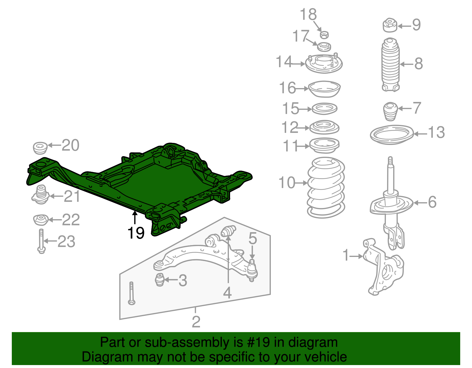 Engine Cradle - GM (05499680)