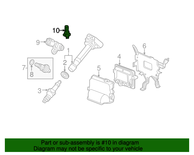 30530-RNA-A01 - Knock Sensor 2006-2017 Honda | Honda Parts Online
