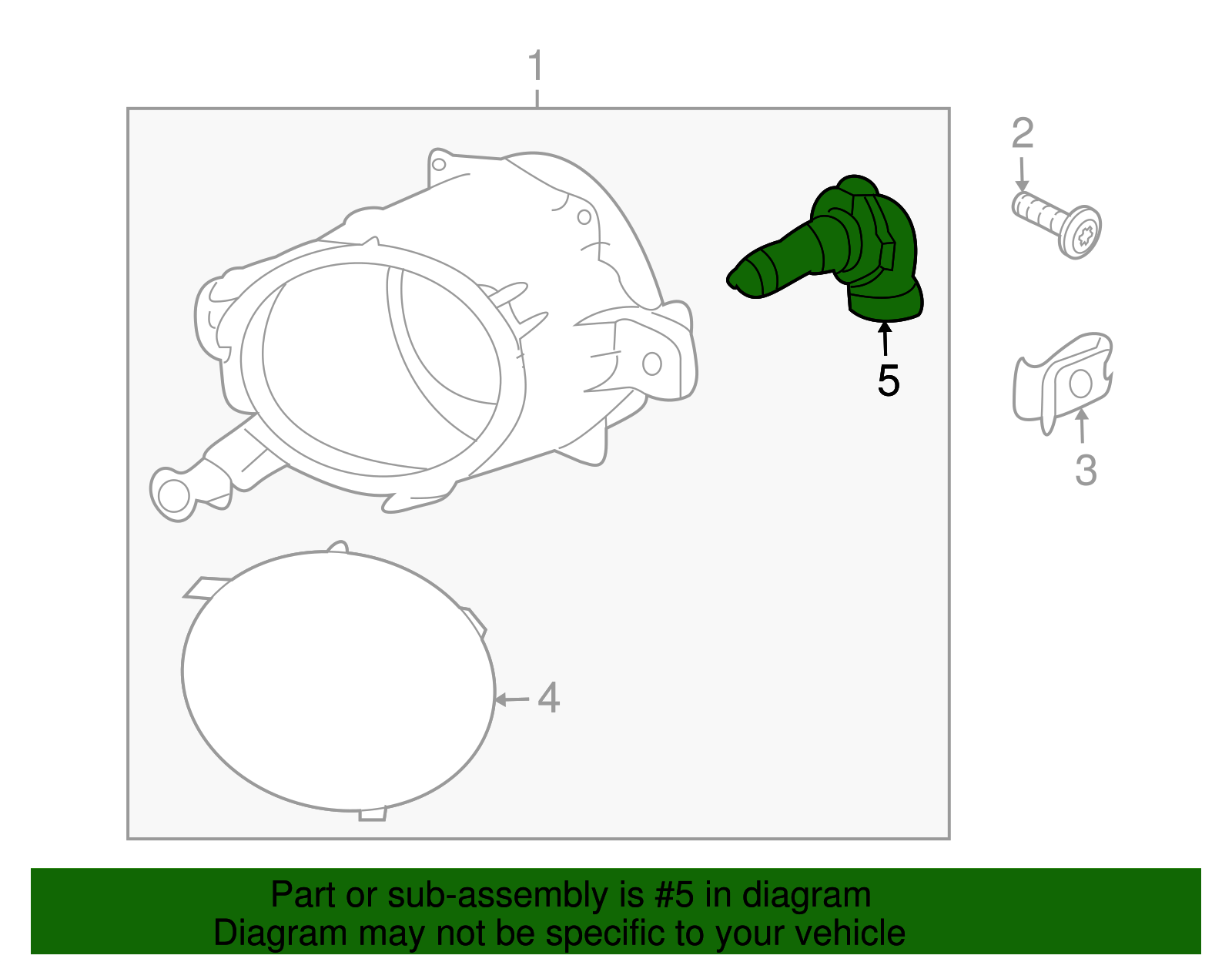 Front Fog Lamp Bulb - GM (93190920)