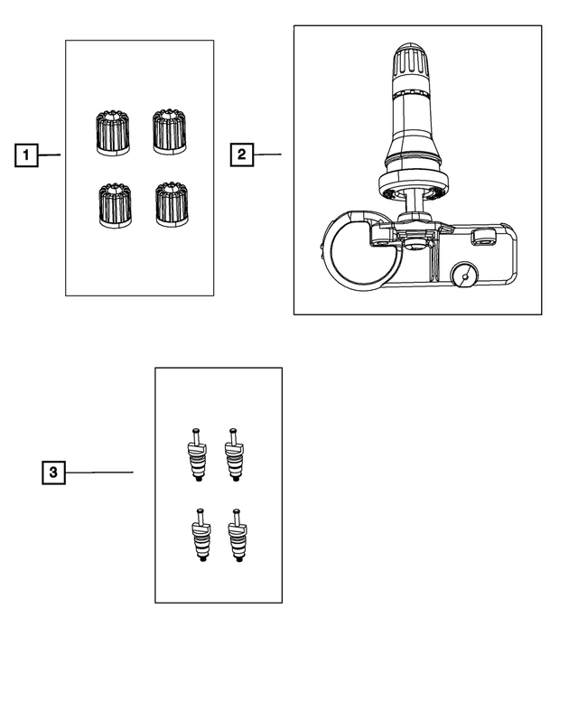 20202024 Mopar Tire Pressure Sensor 68443470AB Mopar eStore