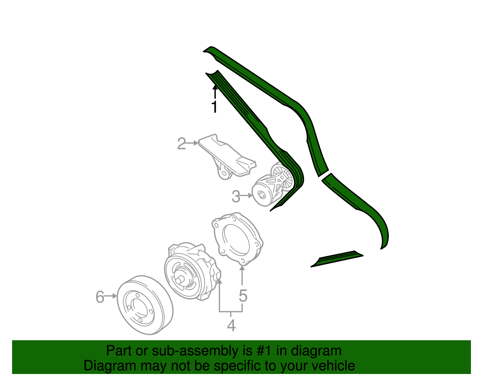 Serpentine Belt - GM (19244954)