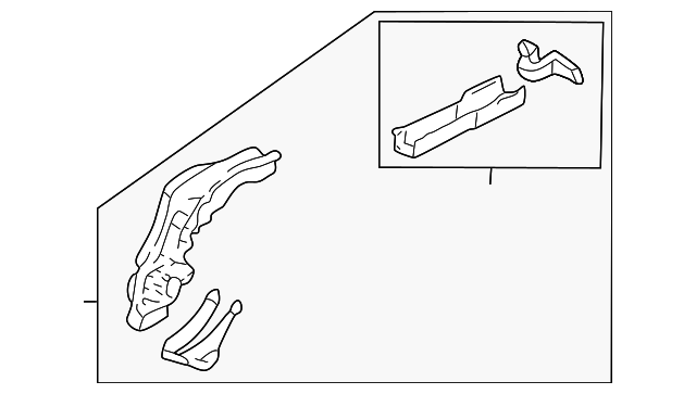 Rail Kit, R/Cmpt Floor Panel - GM (12335385)