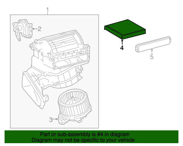 8713902090 Cabin Air Filter 20112014 Lexus CT200h