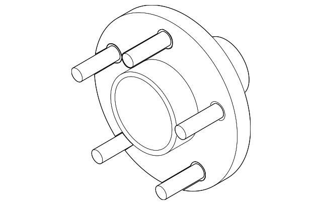 Hub Assembly - Ford (GV6Z-1104-A)