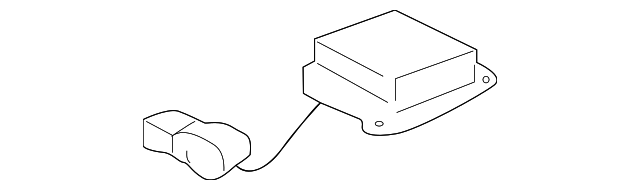 Airbag Sensing and Diagnostic Module - Cadillac (89047428)