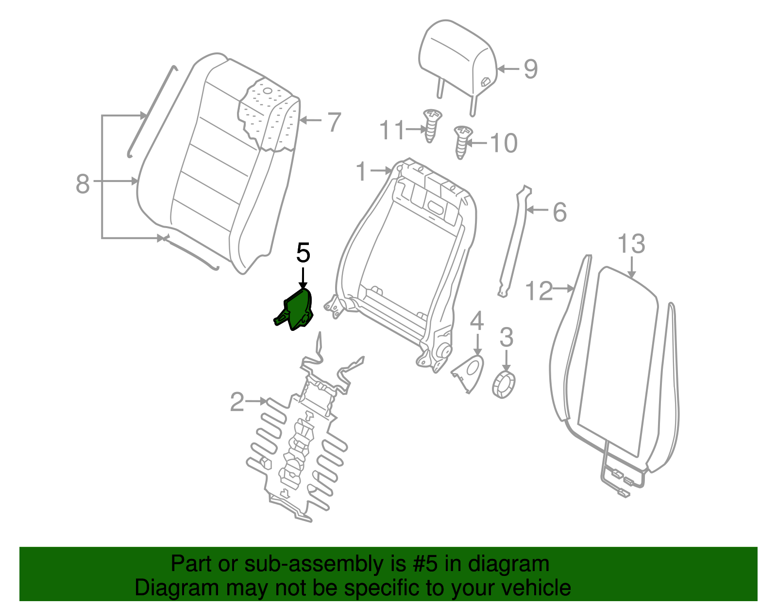 Side Cover - Volkswagen (7L0-881-792-7D6)