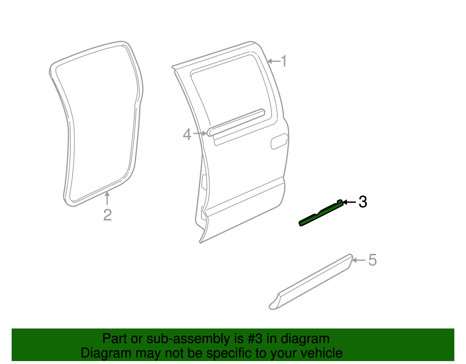 Door Seal - GM (93310505)