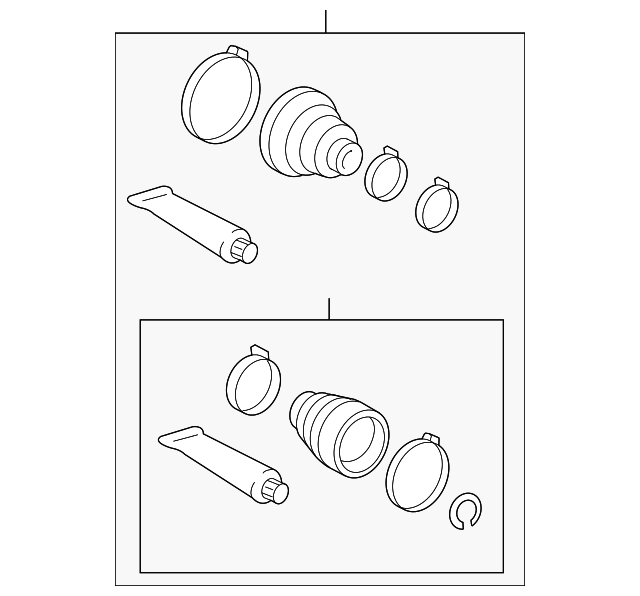 Boot Kit - Toyota (04427-06550)