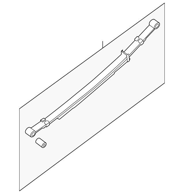 20052021 Nissan Frontier Leaf Spring Assembly 55020EB00A OEM Parts