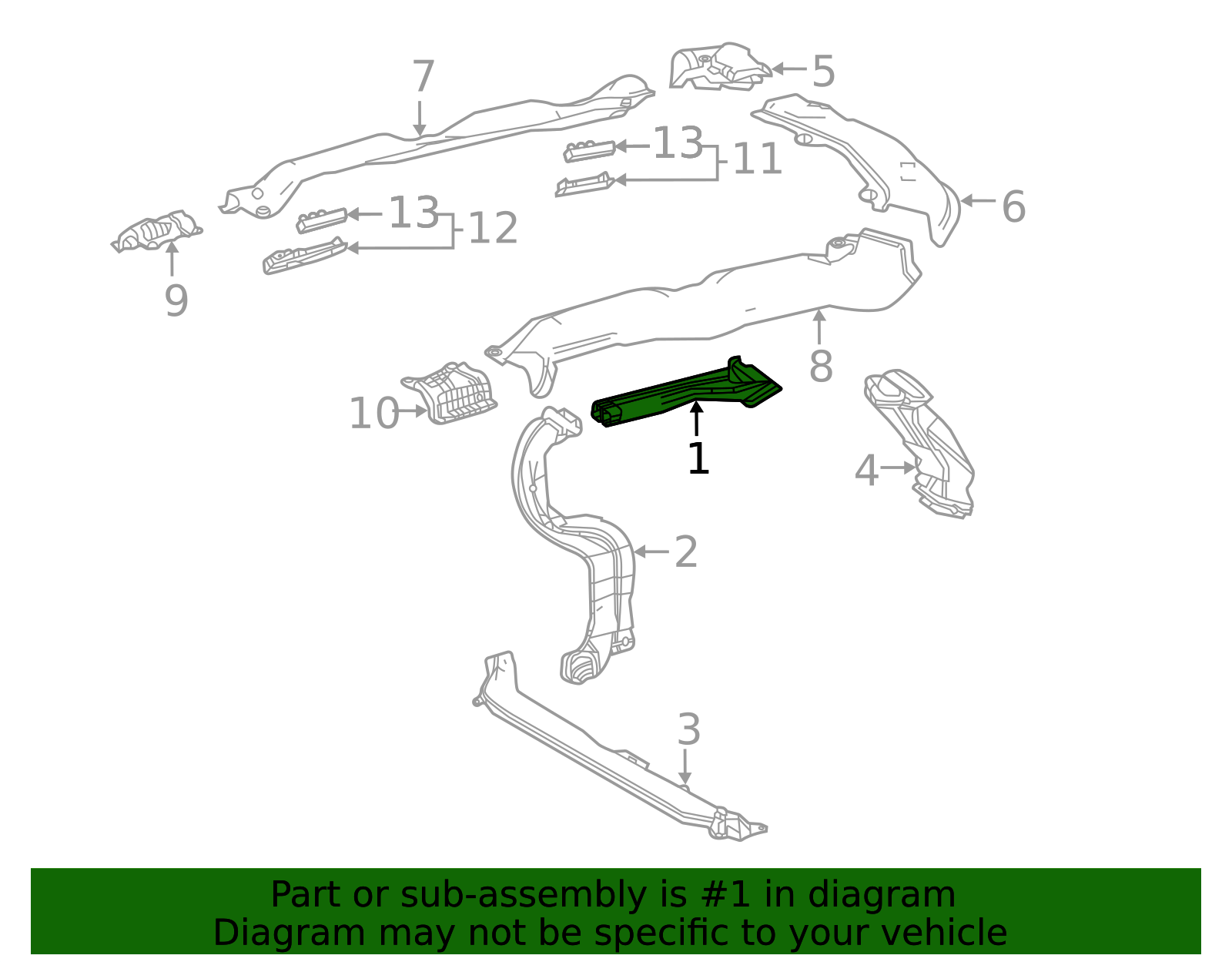 Side Duct - Toyota (87215-08090)