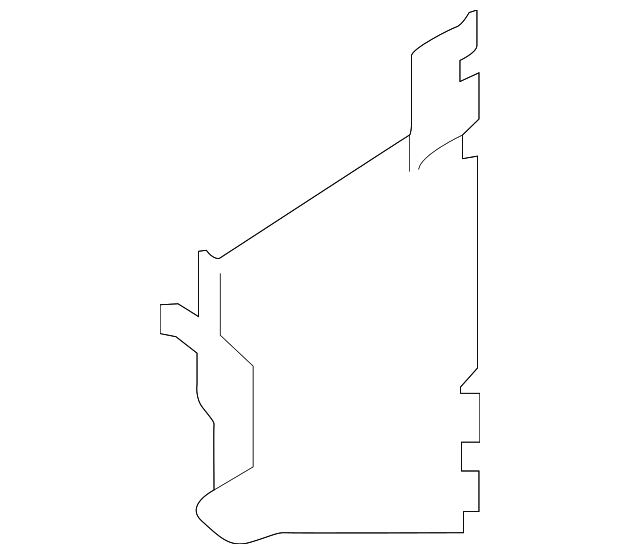 2021 Ford F150 Cowl Kick Panel Cover ML3Z15023A98AA