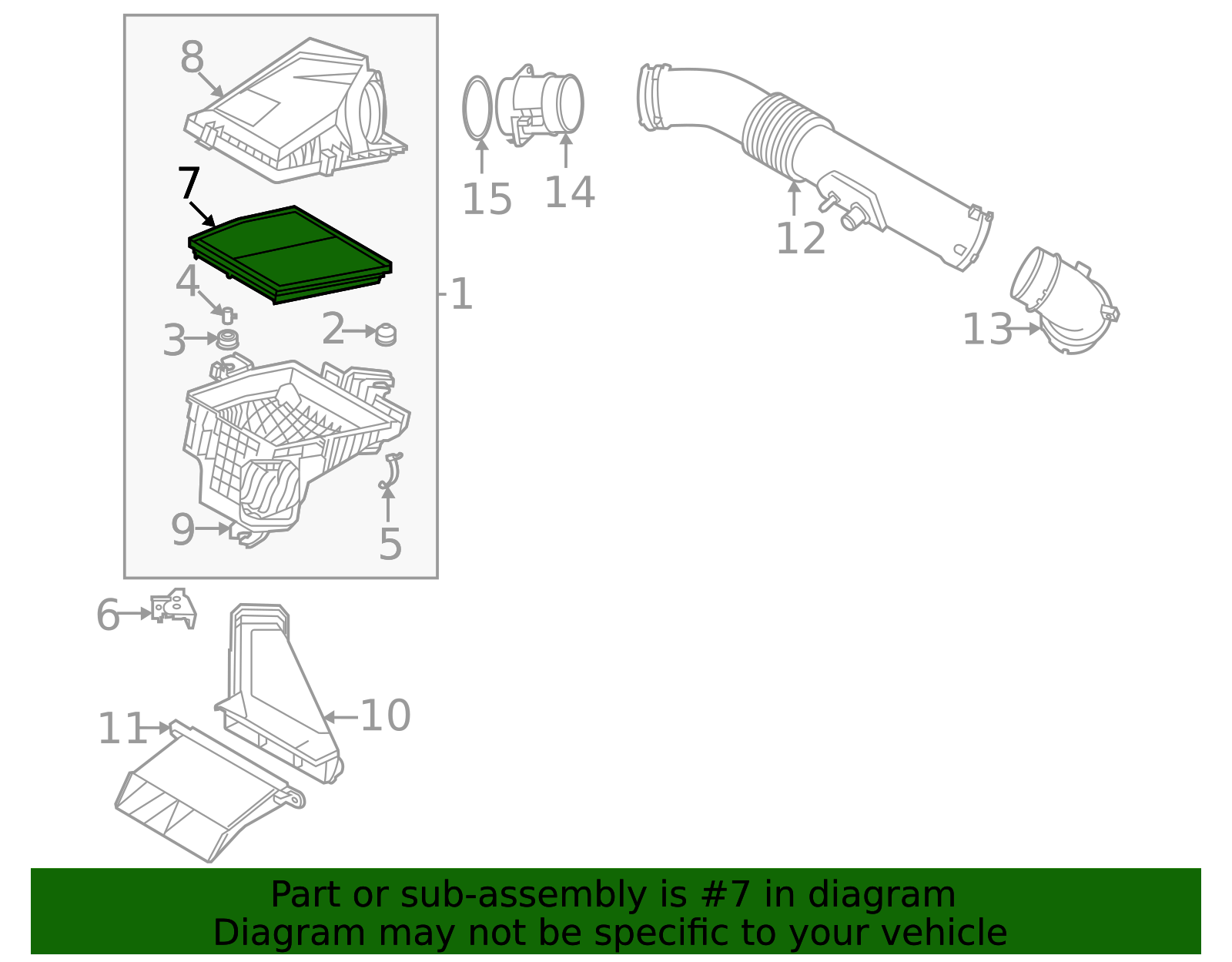 2022-2025 Hyundai Tucson Air Filter 28113-P0400 | OEM Parts Online