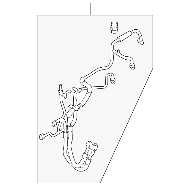 Motorcraft™ A/C Manifold Hose Assembly - Ford (YF-3358)